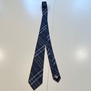 Burberry Plaid Navy Blue Men’s Tie